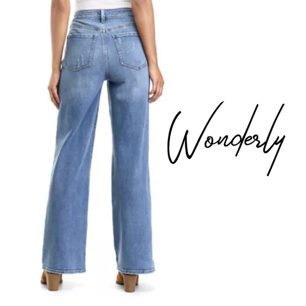 NWT Wonderly High Rise Wide Leg Jeans Women's size 16